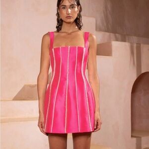 Vibrant Pink Mini Dress